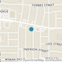 Map location of 3300 Hatcher Street, Fort Worth, TX 76119