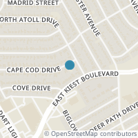 Map location of 1548 CAPE COD DR., Dallas, TX 75216