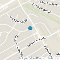 Map location of 3461 Kellogg Avenue, Dallas, TX 75216