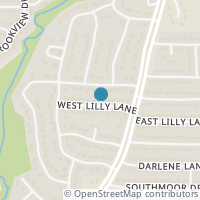 Map location of 111 W Lilly Ln, Arlington TX 76010