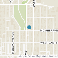 Map location of 2643 Mccart Avenue, Fort Worth, TX 76110