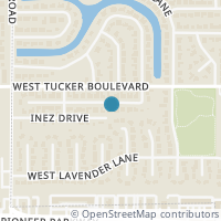 Map location of 2308 Perryland Drive, Arlington, TX 76013