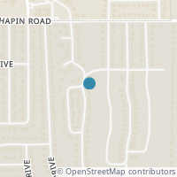 Map location of 4001 Plantation Drive, Benbrook, TX 76116