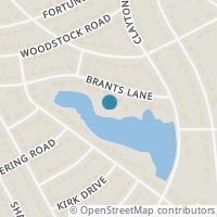 Map location of 6729 Brants Ln, Fort Worth TX 76116