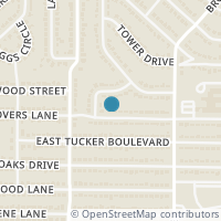 Map location of 1503 E Lovers Lane, Arlington, TX 76010