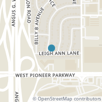 Map location of 1911 Lanette Ln, Arlington TX 76010