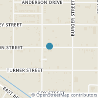 Map location of 5212 Pinson Street, Fort Worth, TX 76105