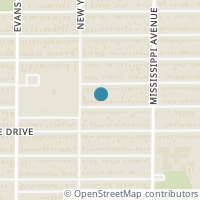 Map location of 1017 Colvin Street, Fort Worth, TX 76104