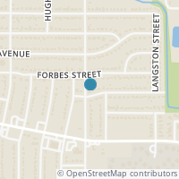 Map location of 4601 Burton Avenue, Fort Worth, TX 76105
