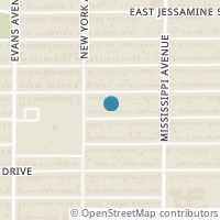 Map location of 1021 E Robert Street, Fort Worth, TX 76104