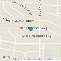 Map location of 1210 W Lovers Lane, Arlington, TX 76013