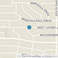Map location of 1312 W Lovers Lane, Arlington, TX 76013