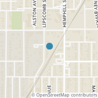Map location of 2507 Lipscomb St, Fort Worth TX 76110