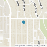 Map location of 2529 Greene Avenue, Fort Worth, TX 76109