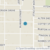 Map location of 5412 Cottey St, Fort Worth TX 76105