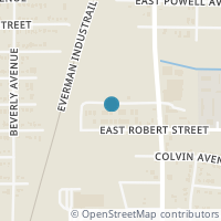 Map location of 1424 E Mulkey Street, Fort Worth, TX 76104