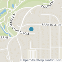 Map location of 3608 Country Club Circle, Fort Worth, TX 76109