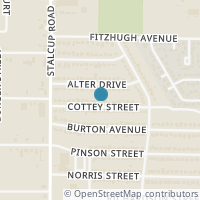 Map location of 5541 Cottey Street, Fort Worth, TX 76119
