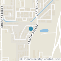 Map location of 2301 Saffron Lane, Arlington, TX 76010