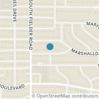 Map location of 1501 Juanita Drive, Arlington, TX 76013