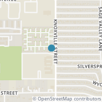 Map location of 1506 Saltillo Plaza, Dallas, TX 75211