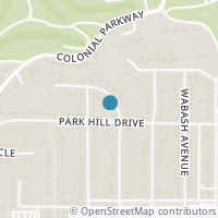Map location of 2426 Stadium Drive, Fort Worth, TX 76109