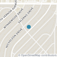 Map location of 2523 Garapan Drive, Dallas, TX 75224