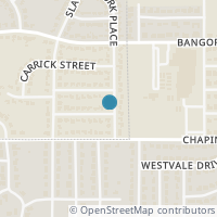 Map location of 3724 Cork Place, Fort Worth, TX 76116
