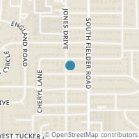 Map location of 1609 Marshalldale Drive, Arlington, TX 76013