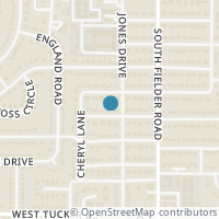 Map location of 1703 Marshalldale Drive, Arlington, TX 76013