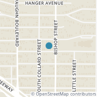 Map location of 3317 Fitzhugh Avenue, Fort Worth, TX 76105
