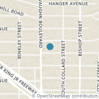 Map location of 3215 Fitzhugh Avenue, Fort Worth, TX 76105