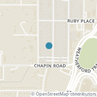 Map location of 3716 Bonnie Drive, Fort Worth, TX 76116