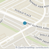 Map location of 2226 E Illinois Avenue, Dallas, TX 75216