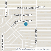 Map location of 1819 Barlow Avenue, Dallas, TX 75224