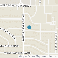Map location of 1111 Lynda Lane, Arlington, TX 76013