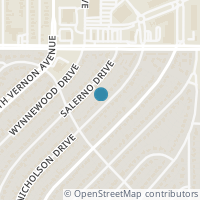 Map location of 2437 Nicholson Drive, Dallas, TX 75224