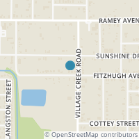 Map location of 4925 Fitzhugh Avenue, Fort Worth, TX 76105