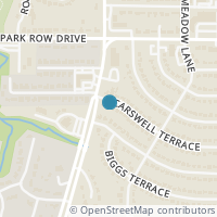 Map location of 408 Carswell Terrace, Arlington, TX 76010