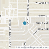 Map location of 2114 Engle Avenue, Dallas, TX 75224