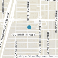 Map location of 138 W Ohio Ave, Dallas TX 75224