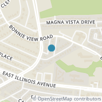 Map location of 2511 Evelyn Street, Dallas, TX 75216
