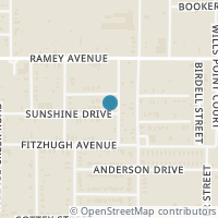 Map location of 2608 Marlin Street, Fort Worth, TX 76105