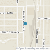 Map location of 2217 Stanley Avenue, Fort Worth, TX 76110