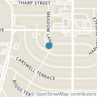 Map location of 515 Harmon Terrace, Arlington, TX 76010