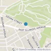 Map location of 2470 Ozona Street, Dallas, TX 75216