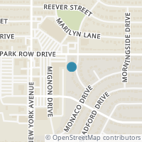 Map location of 1506 Hillcrest Drive, Arlington, TX 76010