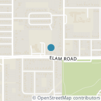 Map location of 8417 Elam Rd, Dallas TX 75217