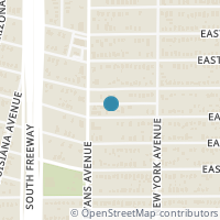Map location of 919 E Harvey Ave, Fort Worth TX 76104