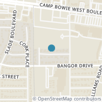 Map location of 8120 Rush Street, Benbrook, TX 76116